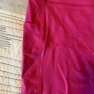 NWT pink size large jcrew factory bike shorts.